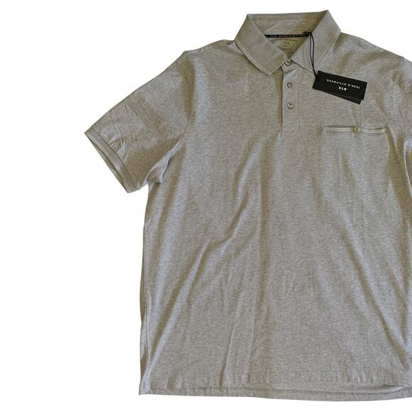 Shaquille O'Neal XLG Men's Size 2XL Comfort Stretch Tipped Polo Shirt Brand New - Picture 5 of 16